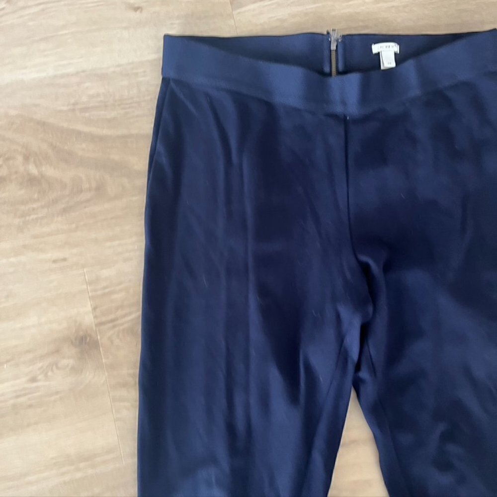 J. Crew Pixie Pant in Ponte Stretch in Navy Size 4 - Picture 5 of 9